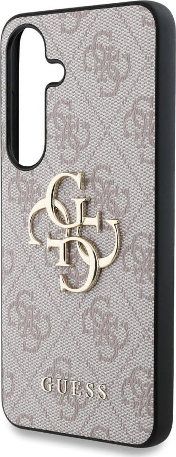 Θήκη Guess Big 4G Logo Classic Logo για Samsung Galaxy S25 ροζ