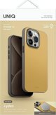 Θήκη UNIQ Lyden DS Apple iPhone 15 Pro Max Magclick Φόρτιση κίτρινο-γκρι/κίτρινο καναρινί-γκρι πυρόλιθου