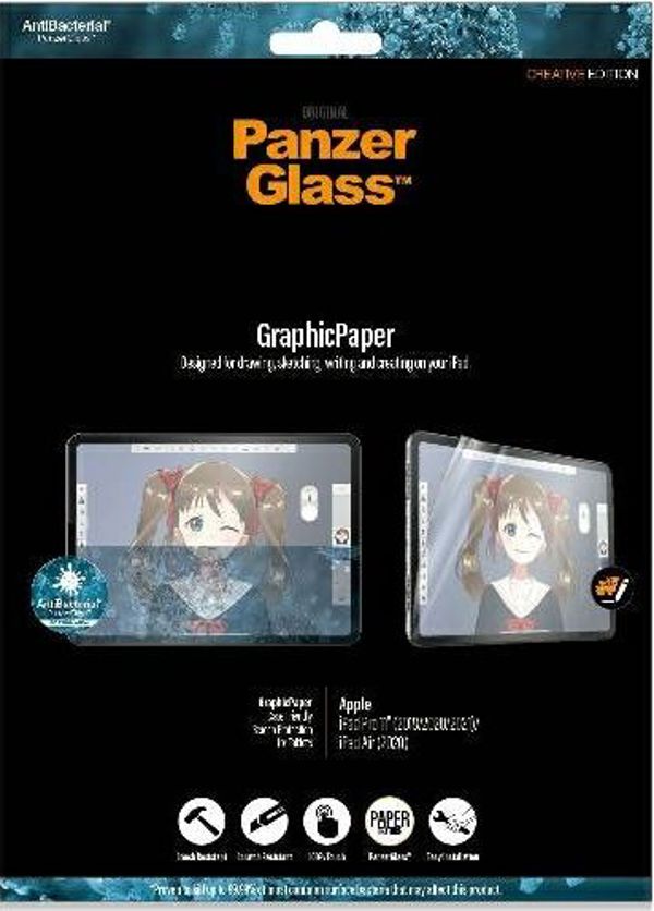 PanzerGlass GraphicPaper Προστατευτικό Οθόνης Tablet για iPad Pro 11" (2018/2020/2021) & Air (2020), Αντιθαμβωτικό, Αντιβακτηριακό
