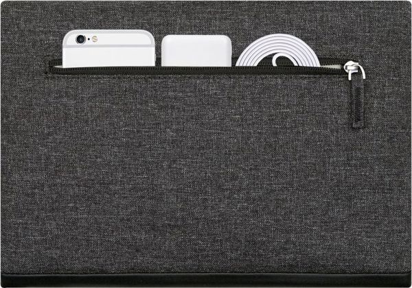 RivaCase Θήκη για MacBook Pro/Air 13" με Εξωτερική Τσέπη, Μαύρη