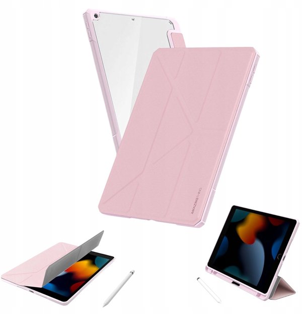 Etui AMAZINGTHING Titan Pro Folio Case για iPad Air M3 11" ροζ