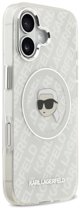 Θήκη Karl Lagerfeld IML Karl Head Logo MagSafe για iPhone 17 γκρι