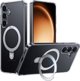 Θήκη τηλεφώνου Torras Ostand Series για Samsung S25+ (διαφανής)