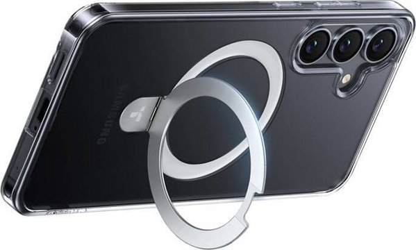 Θήκη τηλεφώνου Torras Ostand Series για Samsung S25+ (διαφανής)