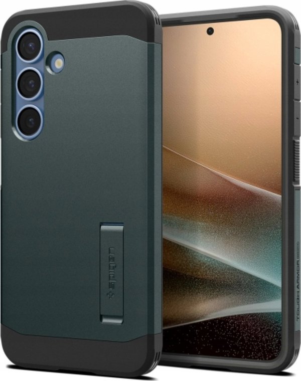 Θήκη Spigen Tough Armor MagSafe για Samsung Galaxy S25+ πράσινο