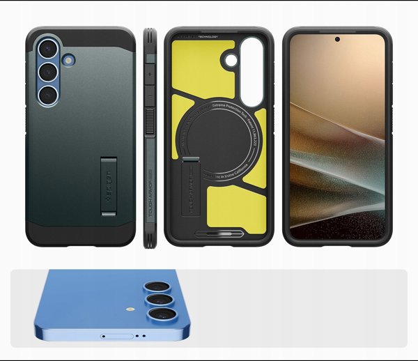 Θήκη Spigen Tough Armor MagSafe για Samsung Galaxy S25+ πράσινο