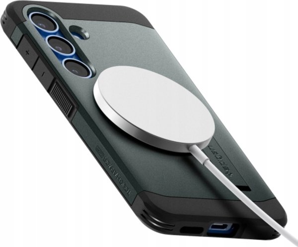 Θήκη Spigen Tough Armor MagSafe για Samsung Galaxy S25+ πράσινο
