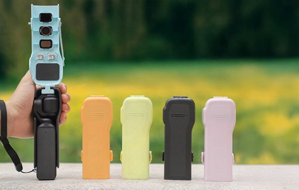 Προστατευτική θήκη Sunnylife με λουράκι για Osmo Pocket 3 γκρι