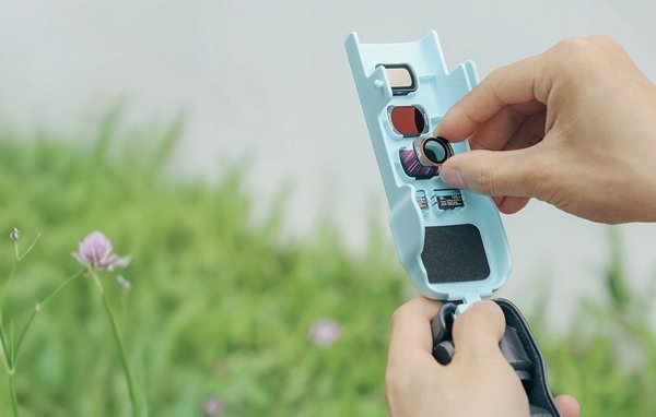Προστατευτική θήκη Sunnylife με λουράκι για Osmo Pocket 3 γκρι