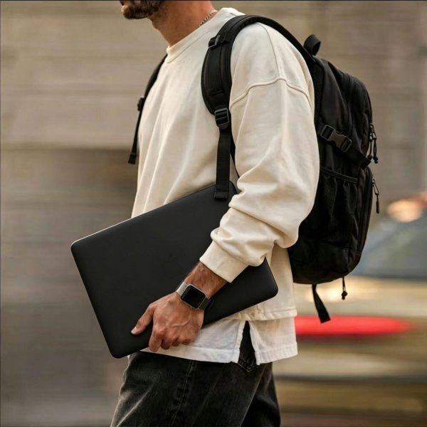 Θήκη Tech-Protect Softshell για MacBook Pro 14" (2021-2026) M1/M2/M3/M4/M5 Pro & Max, Matte Black
