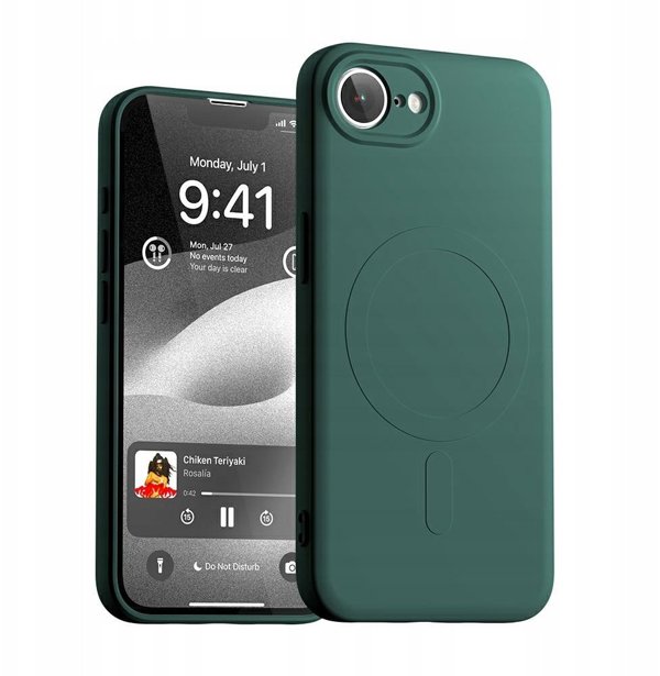Θήκη Mercury Semi-Silicone MagSafe για iPhone 16e πράσινο