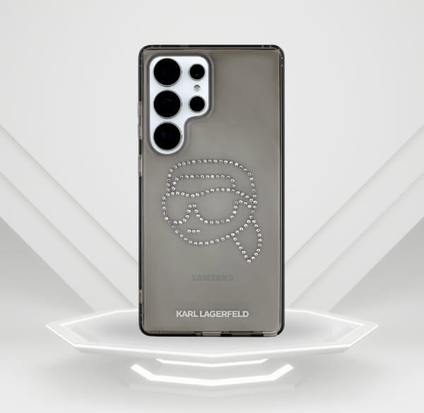 Θήκη Karl Lagerfeld Rhinestones Karl Head Logo Samsung Galaxy S25 Ultra μαύρο