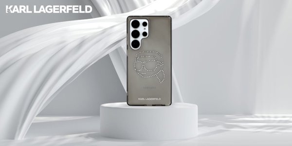 Θήκη Karl Lagerfeld Rhinestones Karl Head Logo Samsung Galaxy S25 Ultra μαύρο