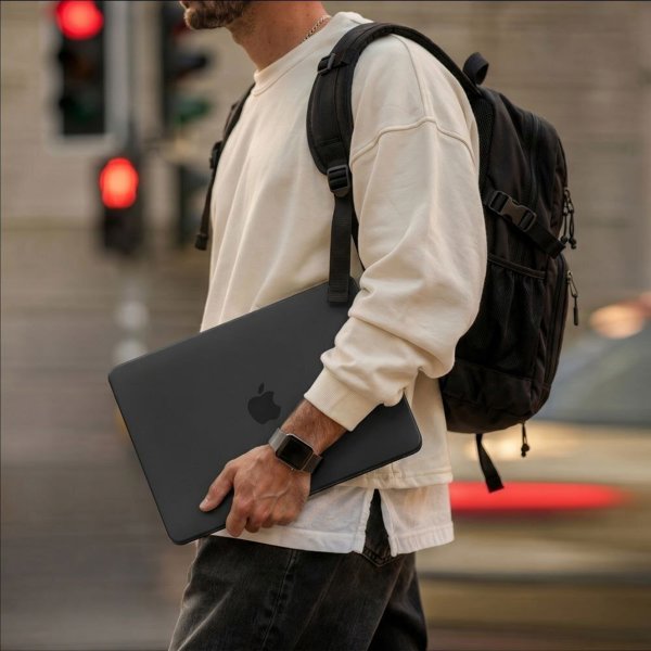 Tech-Protect Θήκη Softshell για MacBook 13 (2026) - Matte Black