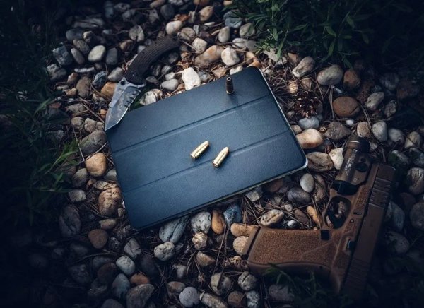 Θήκη για tablet Tactical Book Tri Fold Case for iPad 10.9 2022 Μαύρο