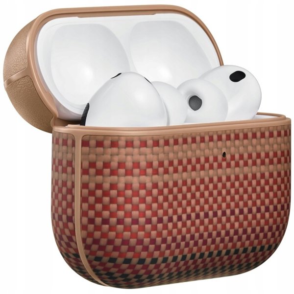 Etui PITAKA Aramid Fiber do AirPods Pro  3 sunset