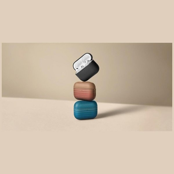 Etui PITAKA Aramid Fiber do AirPods Pro  3 sunset