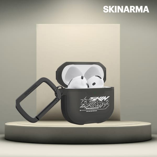 Θήκη SKINARMA Kinzoku για AirPods 4 - Smoky Ανθεκτική Προστασία