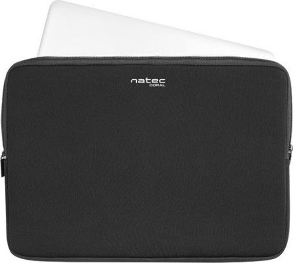 Natec Coral Θήκη Laptop 15.6" Μαύρο, Ανθεκτική Προστασία για Υπολογιστή