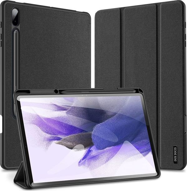 Θήκη Tablet Dux Ducis Domo για Samsung Galaxy Tab S7 FE 5G (12.4") T730 / T736B - Μαύρη