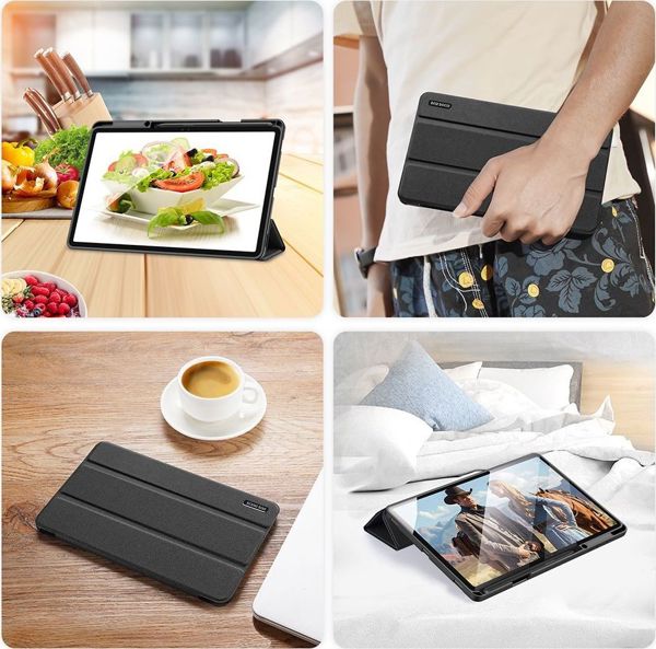 Θήκη Tablet Dux Ducis Domo για Samsung Galaxy Tab S7 FE 5G (12.4") T730 / T736B - Μαύρη