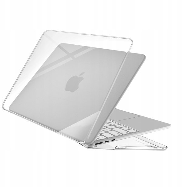 Θήκη Tech-Protect Softshell για MacBook Air 15" (M2/M3/M4/M5 2023-2026), Crystal Clear