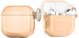 Θήκη με γκλίτερ για AirPods 4 - χρυσή