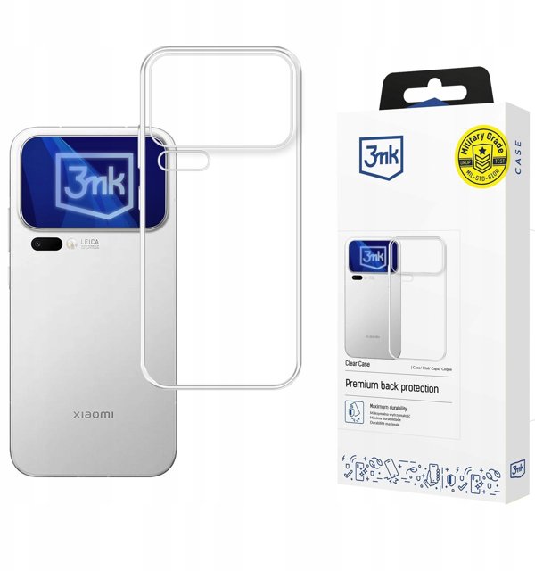 Etui 3MK Clear Case do Xiaomi 17 Pro Max