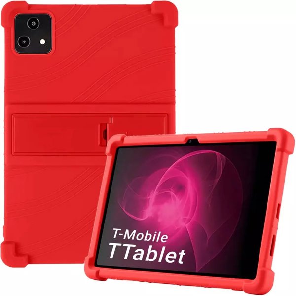 Θήκη Tablet Strado Armor Case με Βάση για T-Mobile T Tablet 5G 10.36 - Κόκκινη
