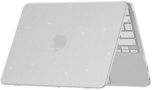 Θήκη Tech-Protect Smartshell για MacBook Air 13" (2026) - Glitter Clear