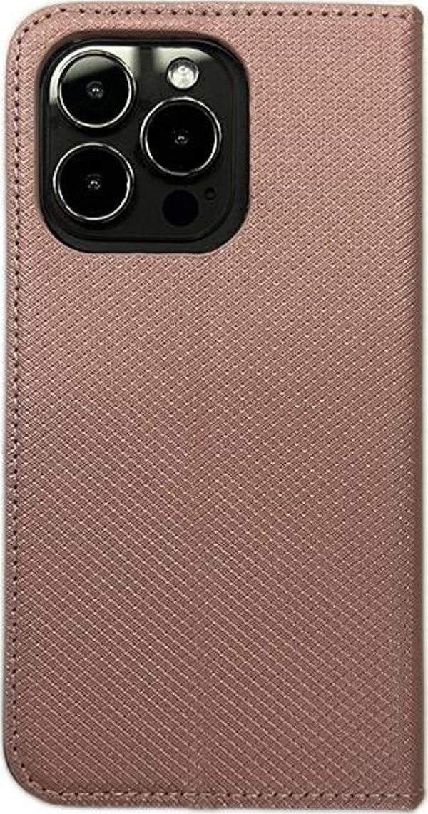 Θήκη Smart Magnet book Samsung S24+ S926 ροζ χρυσό/rose gold