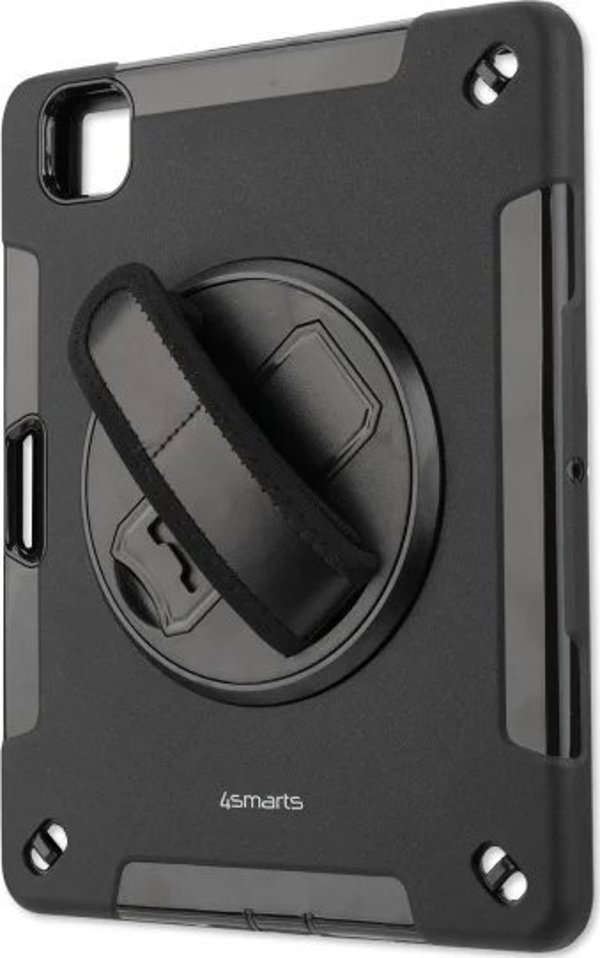 4smarts Rugged Case GRIP Θήκη για Apple iPad 10.2 (7η, 8η, 9η Γενιά) - Μαύρο