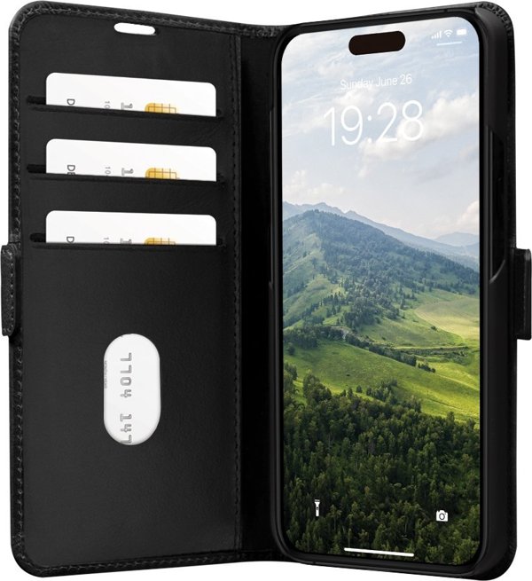 Θήκη dbramante 1928 Copenhagen Wallet για iPhone 15 Pro Max μαύρο/black