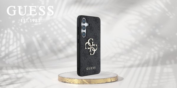 Θήκη Guess Big 4G Logo Classic Logo για Samsung Galaxy S25 μαύρο