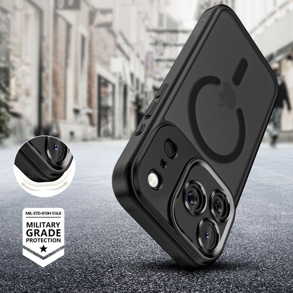 Θήκη Tech-Protect MagCam MagSafe για Apple iPhone 17 Pro Matte Black