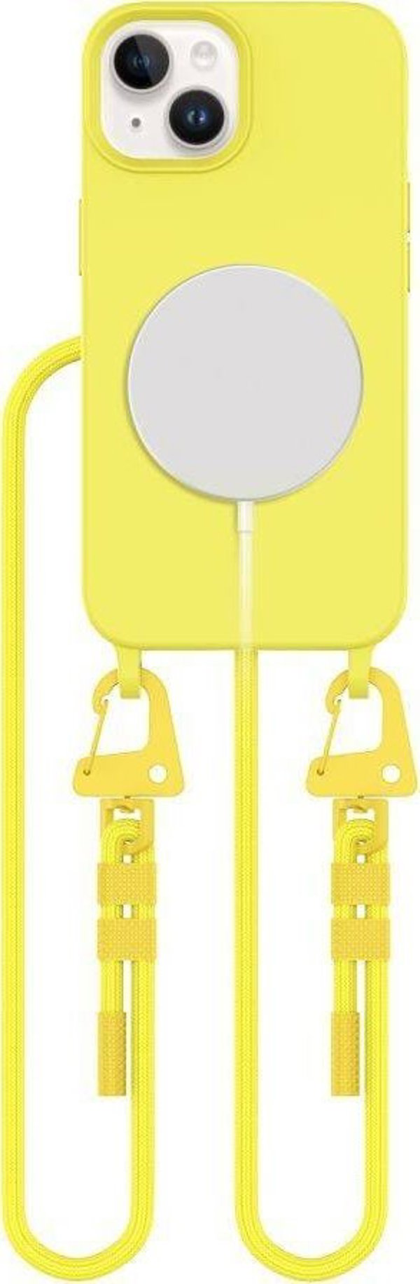 Θήκη IPHONE 15 Tech-Protect Magnecklace MagSafe Canary κίτρινο