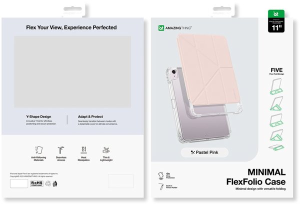 Θήκη AMAZINGTHING Minimal Case για iPad Air M3 11" - ροζ
