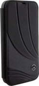 Etui Mercedes MEBKP15L8ROLK Apple iPhone 15 Pro θήκη βιβλίου Δερμάτινο Κύμα Μαύρο
