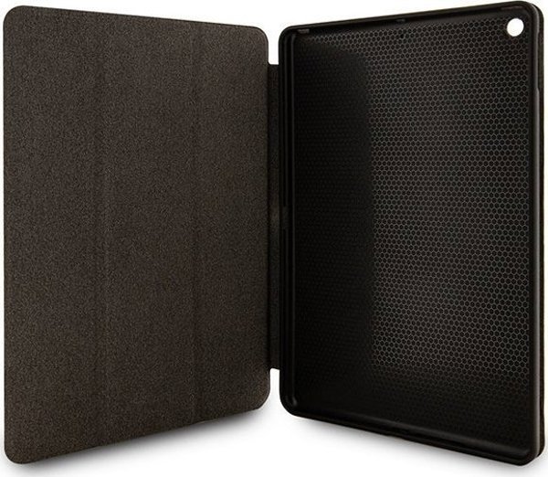 Etui na tablet Karl Lagerfeld Etui Karl Lagerfeld KLFC10SAKHPKK Apple iPad 10.2 2019/2020/2021 (7., 8. i 9. generacji) czarny/black Saffiano Monogram Ikonik Magnet Allover