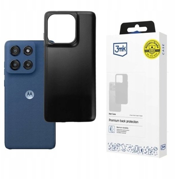 Etui 3MK Matt Case do Motorola Edge 60   NEO 5G czarny