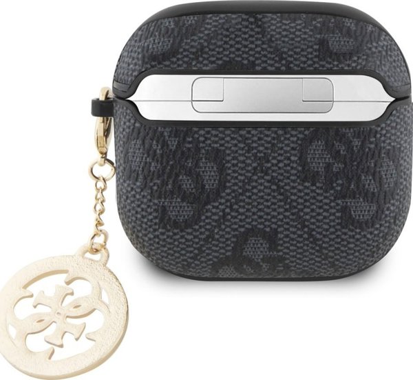 Guess 4G Strass Charm Θήκη για Apple AirPods 4, Μαύρη