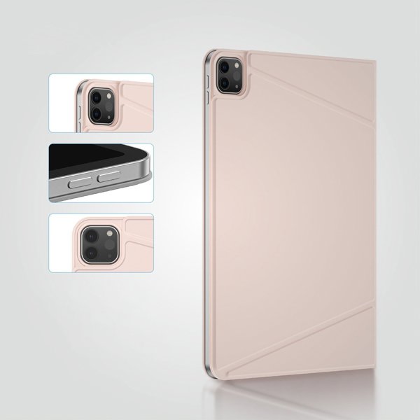 Θήκη AMAZINGTHING Matte Pro Mag Folio με βάση για iPad Air M3 11" ροζ