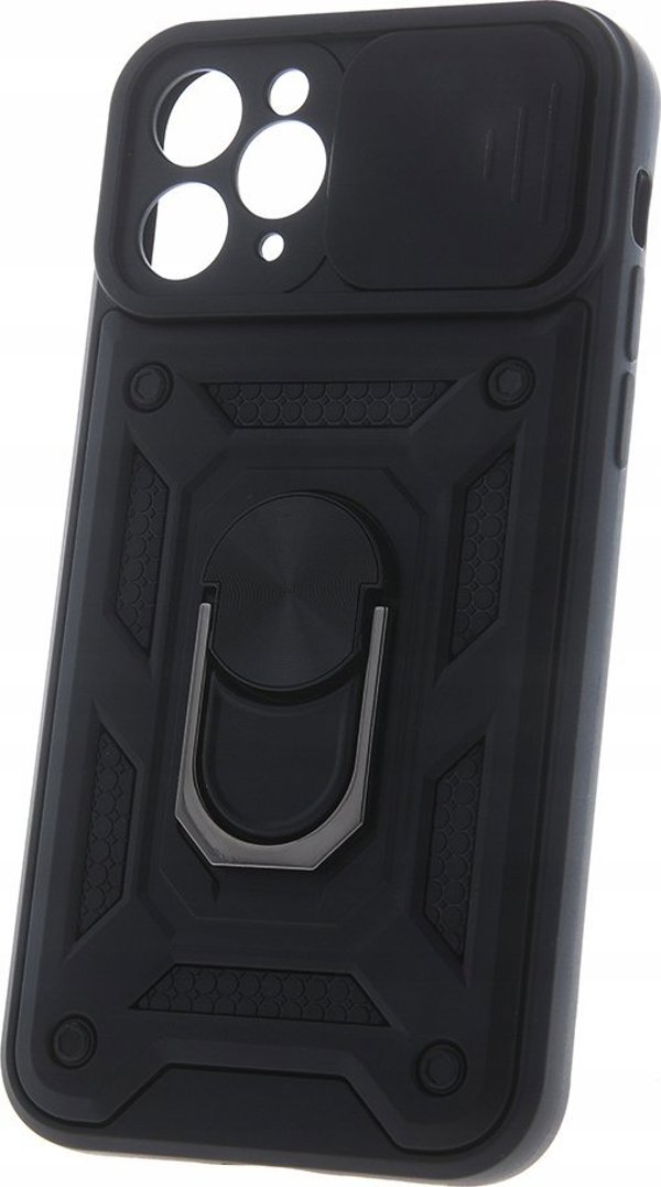 ΘΗΚΗ DEFENDER SLIDE CASE ΓΙΑ IPHONE 16 PRO 6,3 ΜΑΥΡΟ ΚΑΛΥΜΜΑ ΘΗΚΗ ΠΙΣΩ