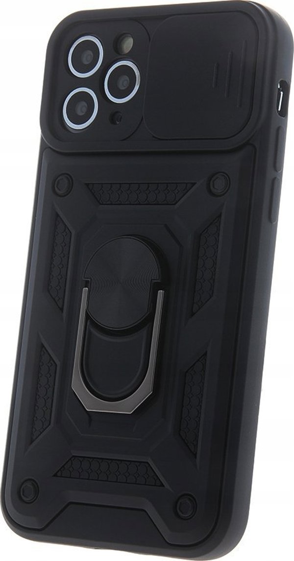 ΘΗΚΗ DEFENDER SLIDE CASE ΓΙΑ IPHONE 16 PRO 6,3 ΜΑΥΡΟ ΚΑΛΥΜΜΑ ΘΗΚΗ ΠΙΣΩ