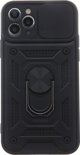 ΘΗΚΗ DEFENDER SLIDE CASE ΓΙΑ IPHONE 16 PRO 6,3 ΜΑΥΡΟ ΚΑΛΥΜΜΑ ΘΗΚΗ ΠΙΣΩ