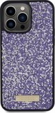 Θήκη Guess GUHCP15XPFGSBSP Apple iPhone 15 Pro Max σκληρή θήκη με μεταλλικό λογότυπο Rhinestone μωβ