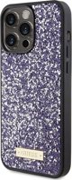 Θήκη Guess GUHCP15XPFGSBSP Apple iPhone 15 Pro Max σκληρή θήκη με μεταλλικό λογότυπο Rhinestone μωβ