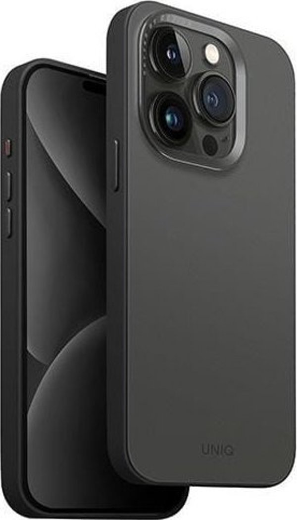 Θήκη UNIQ Lyden DS Apple iPhone 15 Pro Max Magclick Charging γκρι-μαύρο/charcoal grey-black