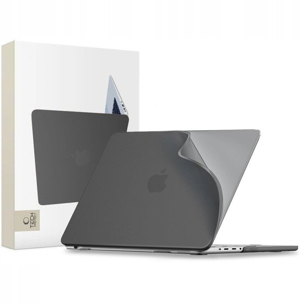 Tech-Protect Θήκη Softshell για MacBook Pro 16" (2021-2026 M1-M5/Pro/Max) - Matte Black
