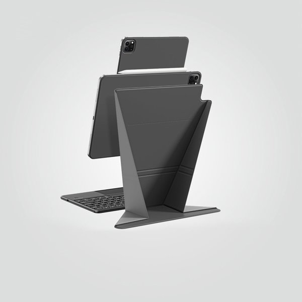 Θήκη AMAZINGTHING Matte Pro Mag Folio με Βάση για iPad Air M3 13" - Μαύρη